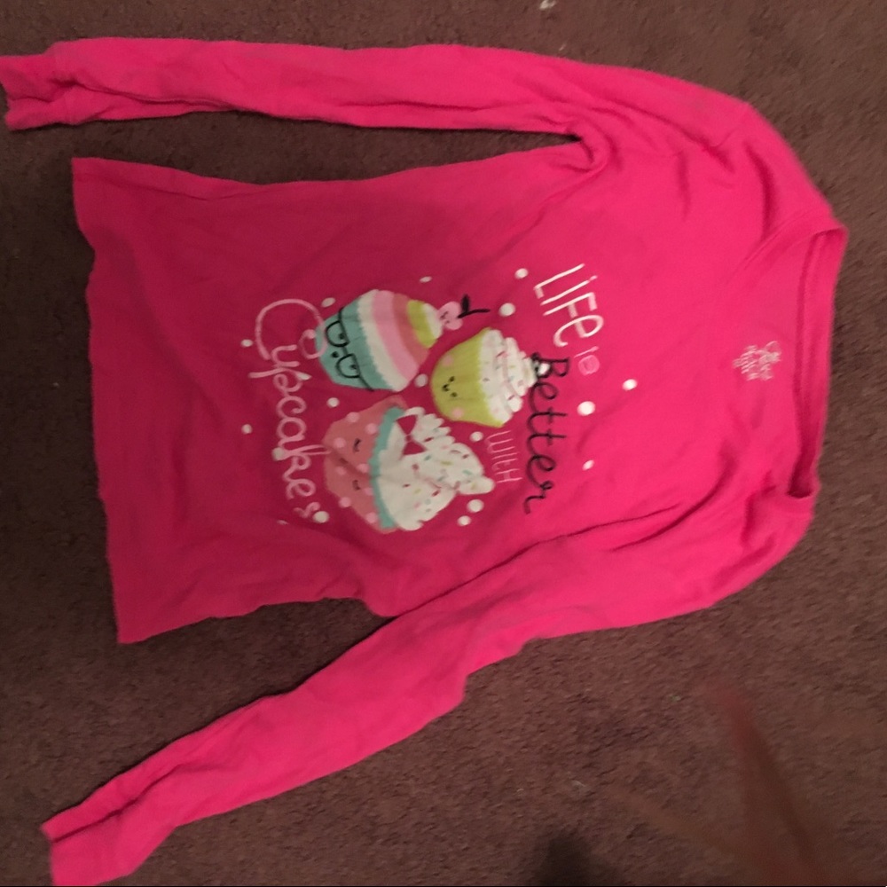 Long sleeve pajamas shirt